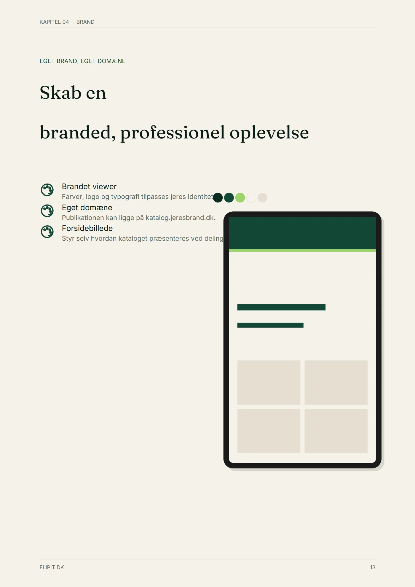 Side 13 af Introduktions brochure