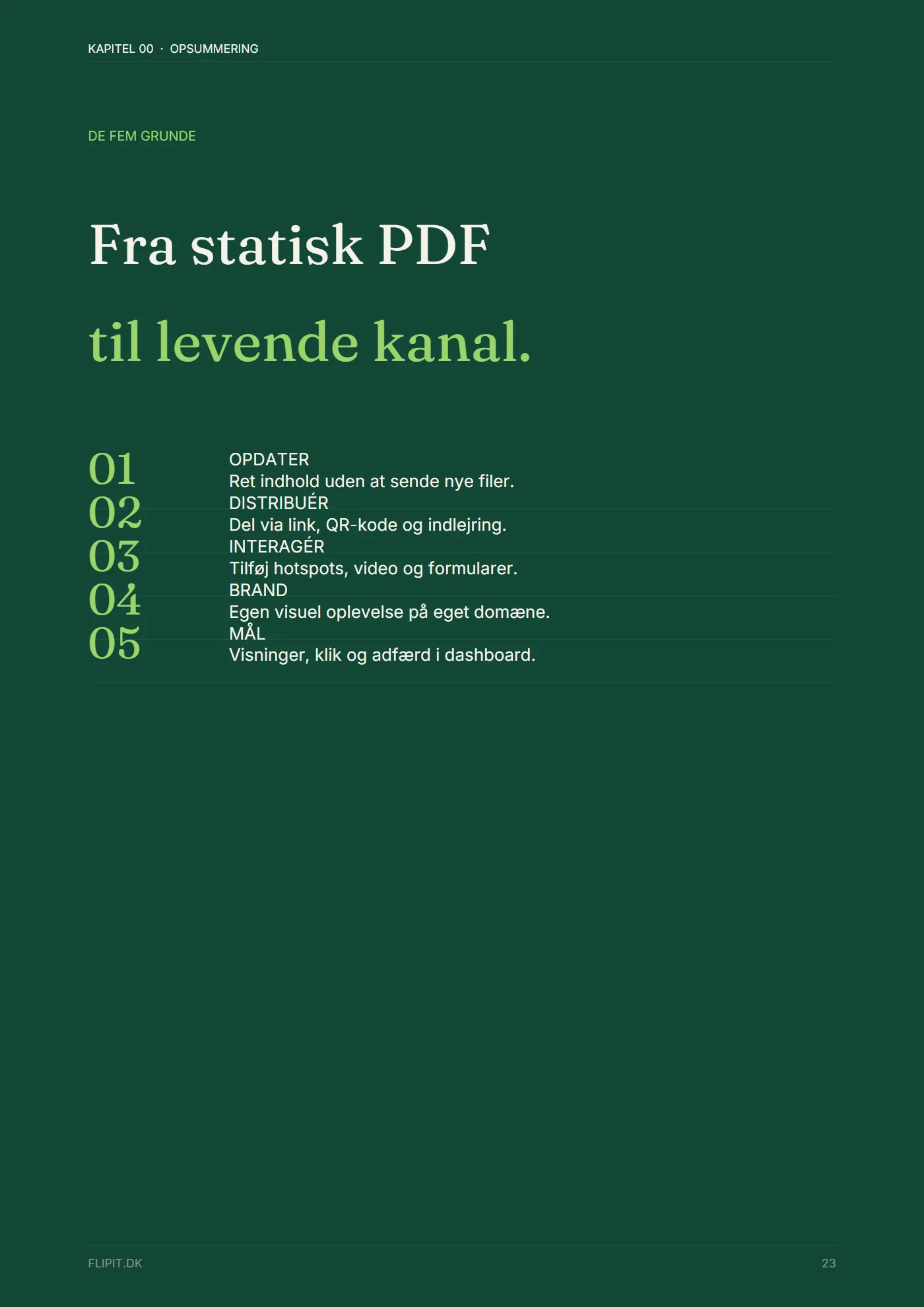 Side 23 af Introduktions brochure