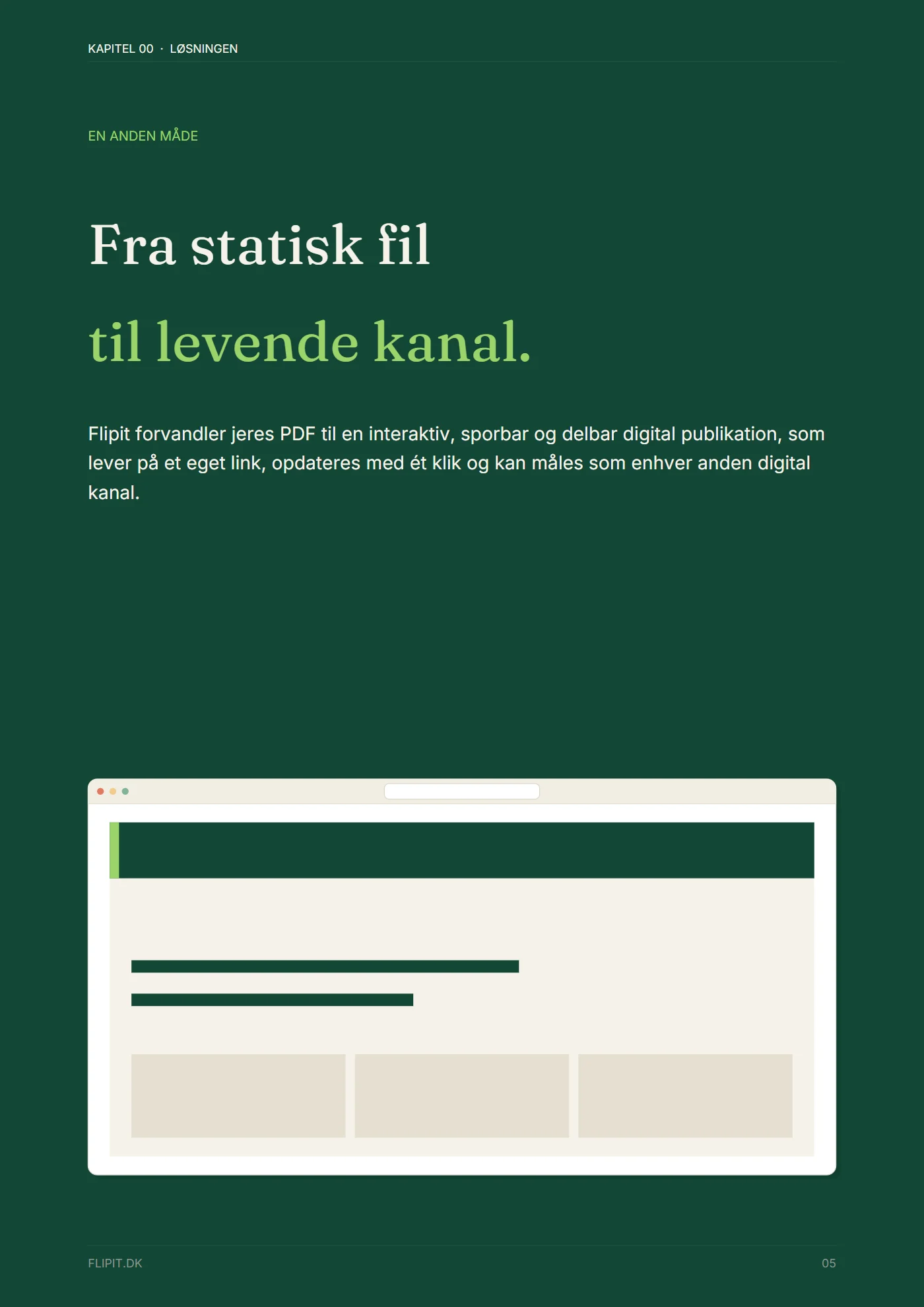 Side 5 af Introduktions brochure