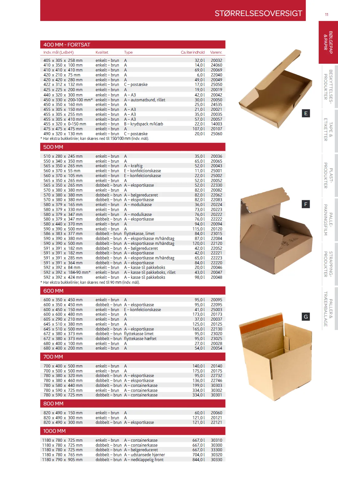 Side 11 af MC Emballage Produktkatalog 2025 Emballage og Maskiner