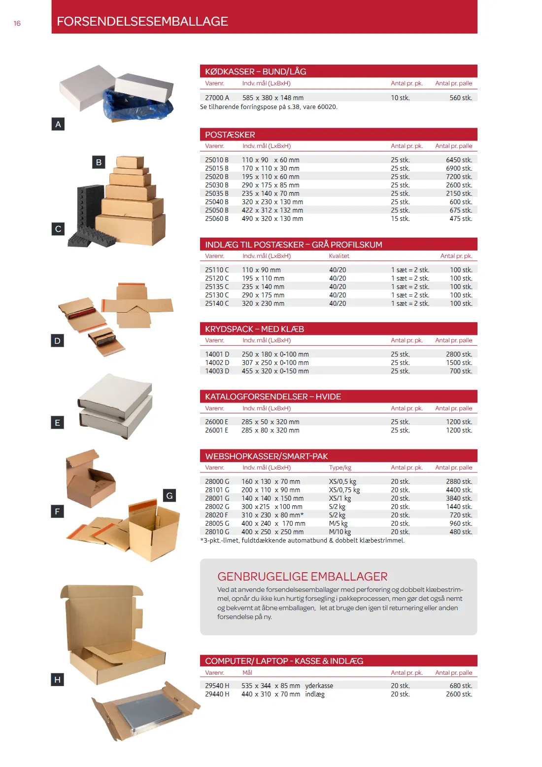 Side 16 af MC Emballage Produktkatalog 2025 Emballage og Maskiner