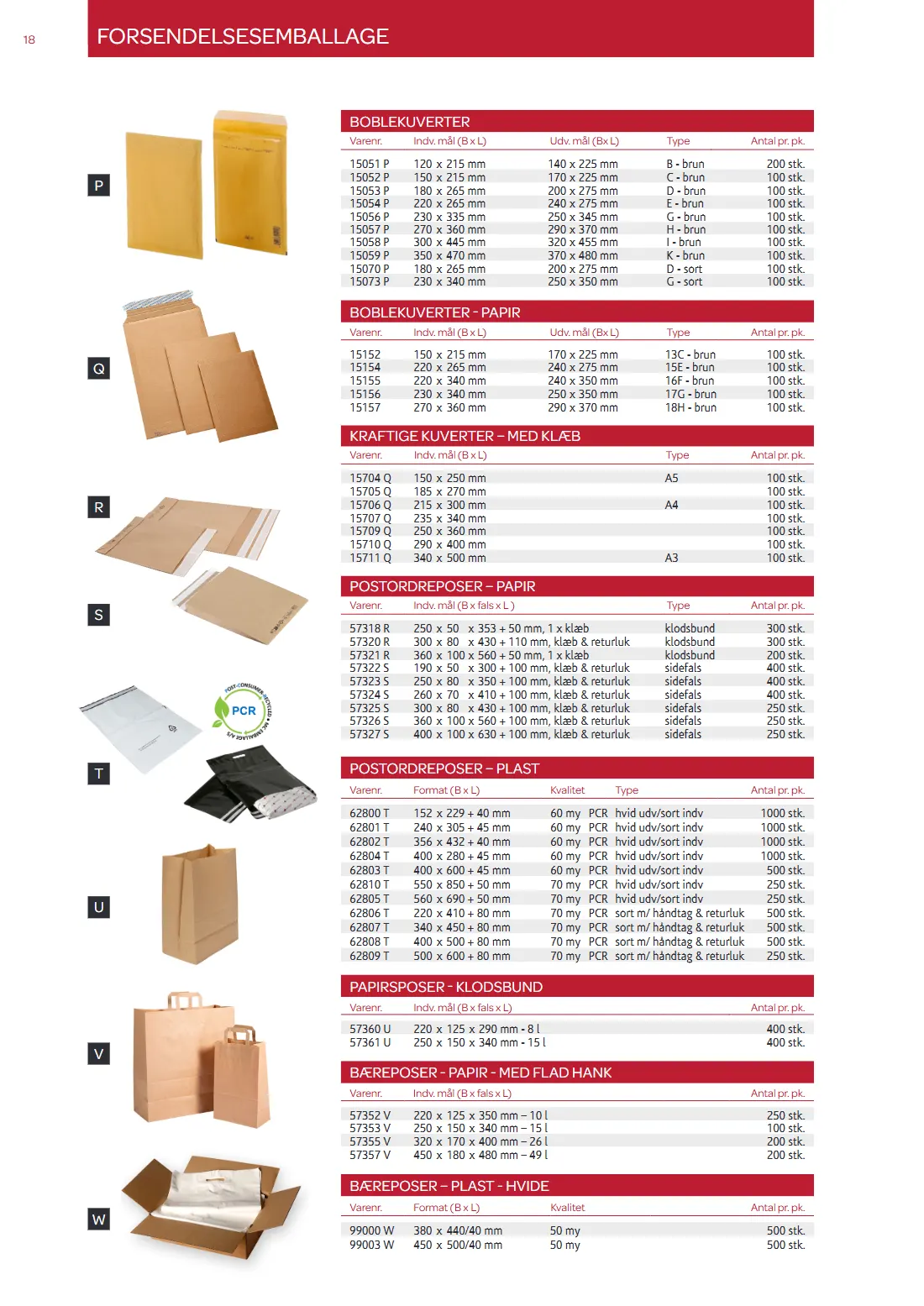 Side 18 af MC Emballage Produktkatalog 2025 Emballage og Maskiner
