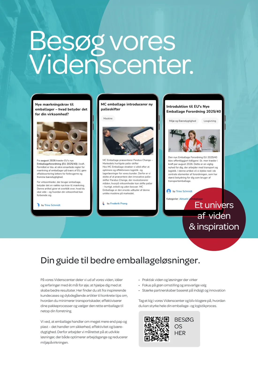Side 23 af MC Emballage Produktkatalog 2025 Emballage og Maskiner