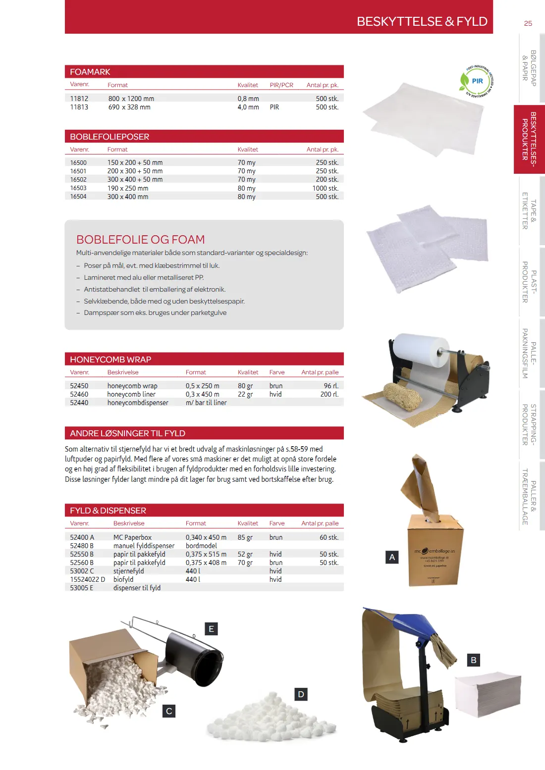 Side 25 af MC Emballage Produktkatalog 2025 Emballage og Maskiner