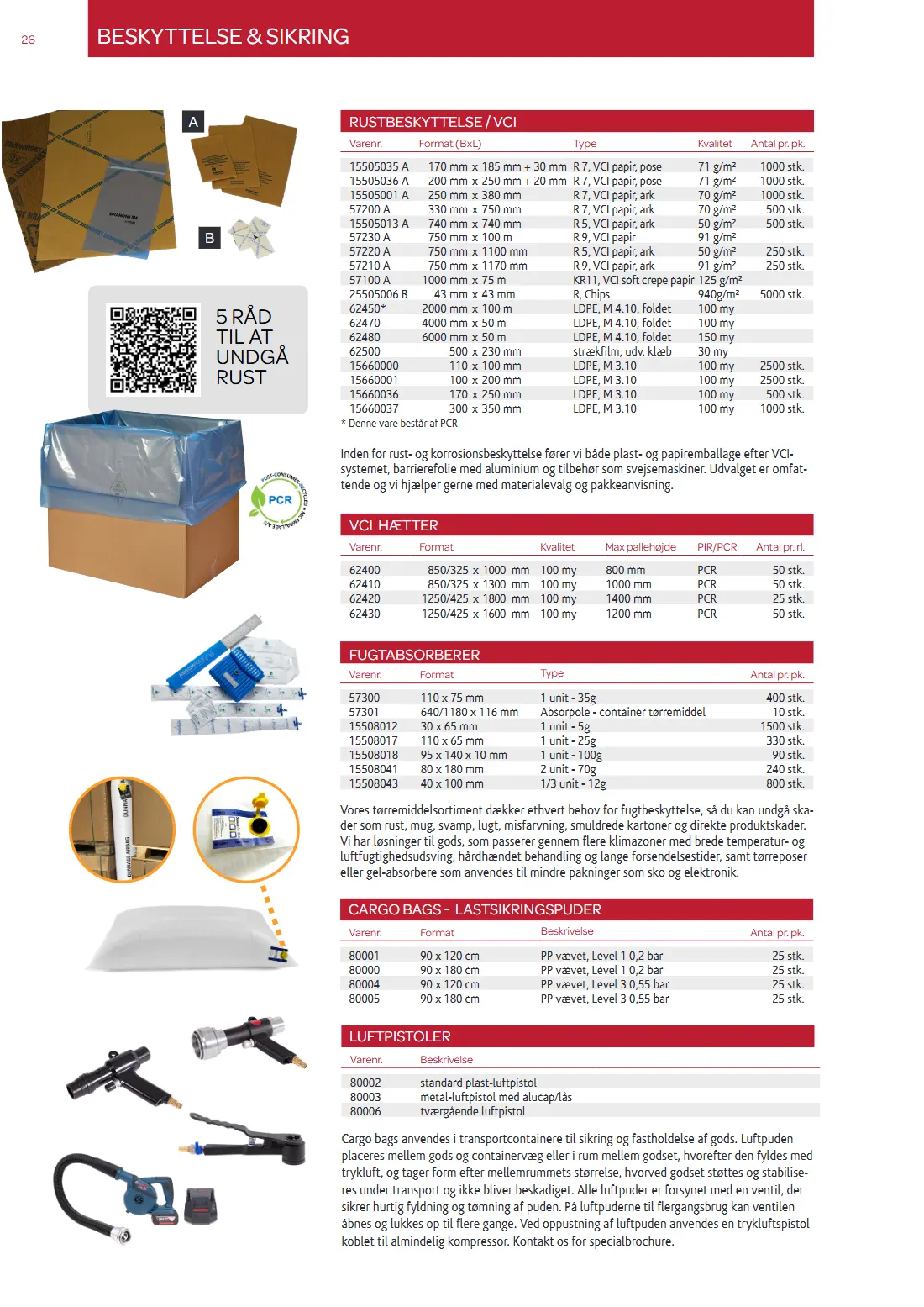 Side 26 af MC Emballage Produktkatalog 2025 Emballage og Maskiner