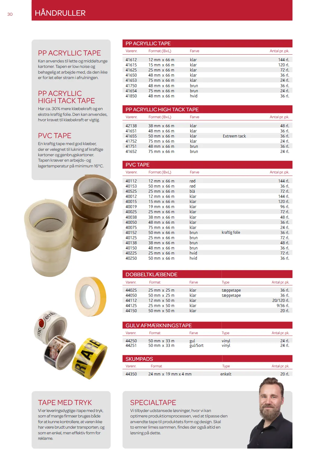 Side 30 af MC Emballage Produktkatalog 2025 Emballage og Maskiner