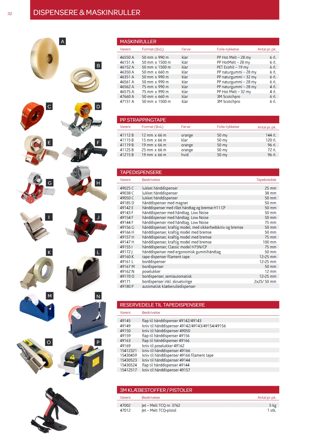 Side 32 af MC Emballage Produktkatalog 2025 Emballage og Maskiner