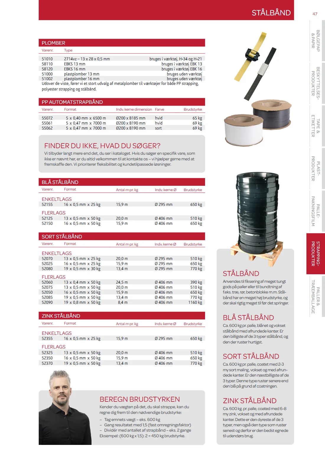 Side 47 af MC Emballage Produktkatalog 2025 Emballage og Maskiner