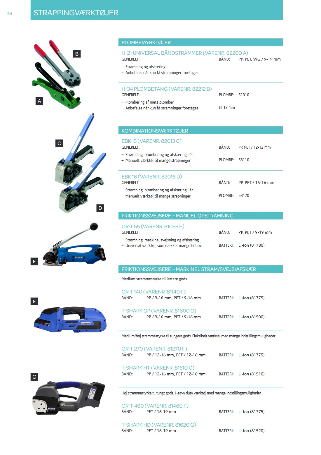 Side 54 af MC Emballage Produktkatalog 2025 Emballage og Maskiner