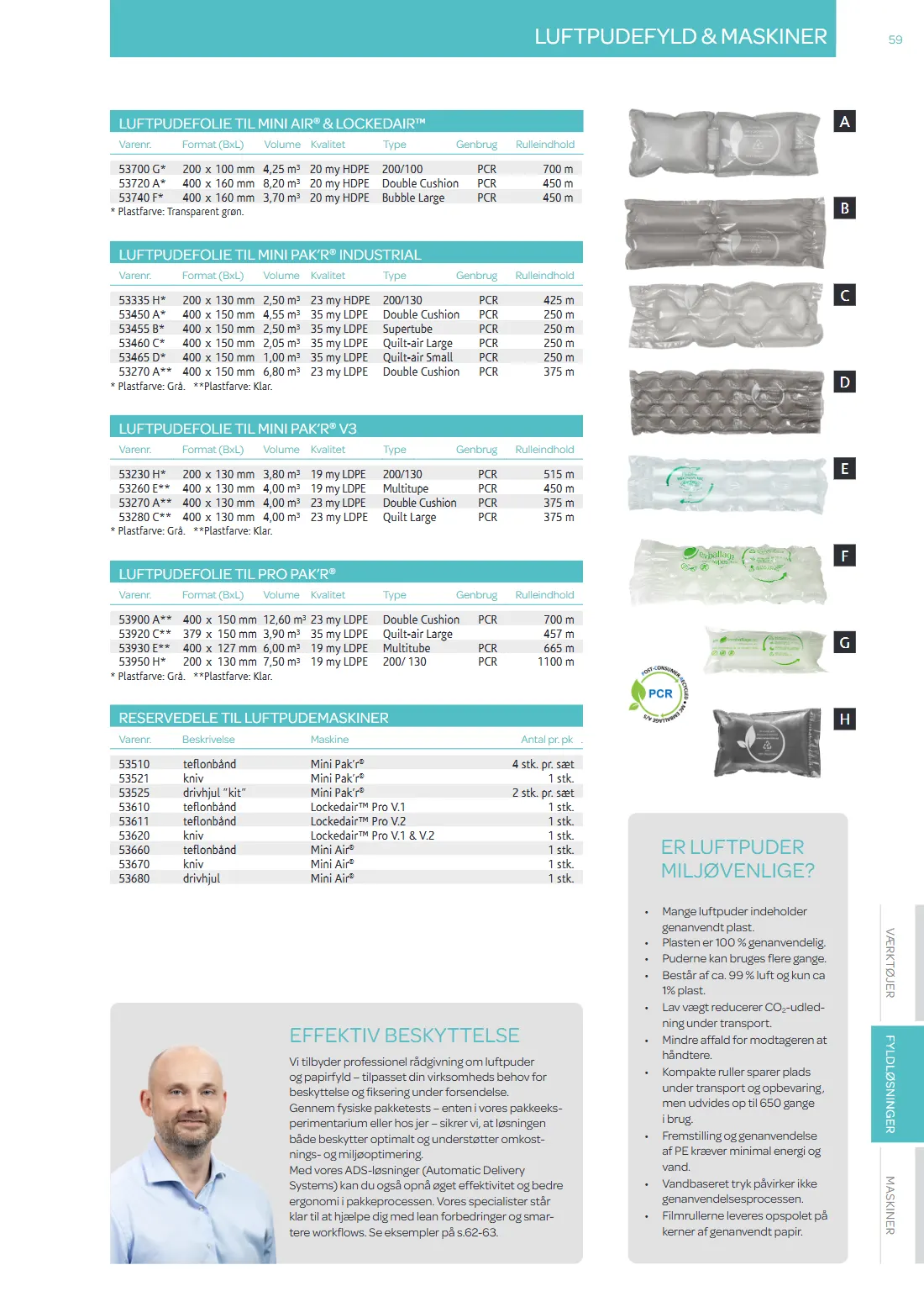 Side 59 af MC Emballage Produktkatalog 2025 Emballage og Maskiner
