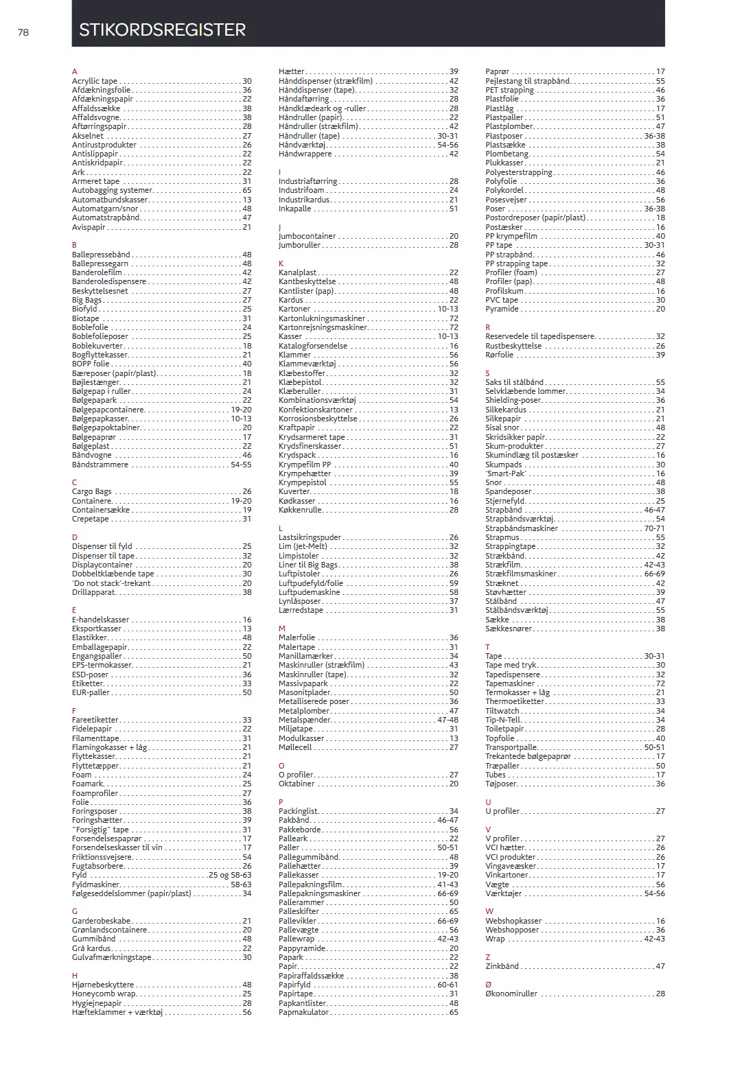 Side 78 af MC Emballage Produktkatalog 2025 Emballage og Maskiner