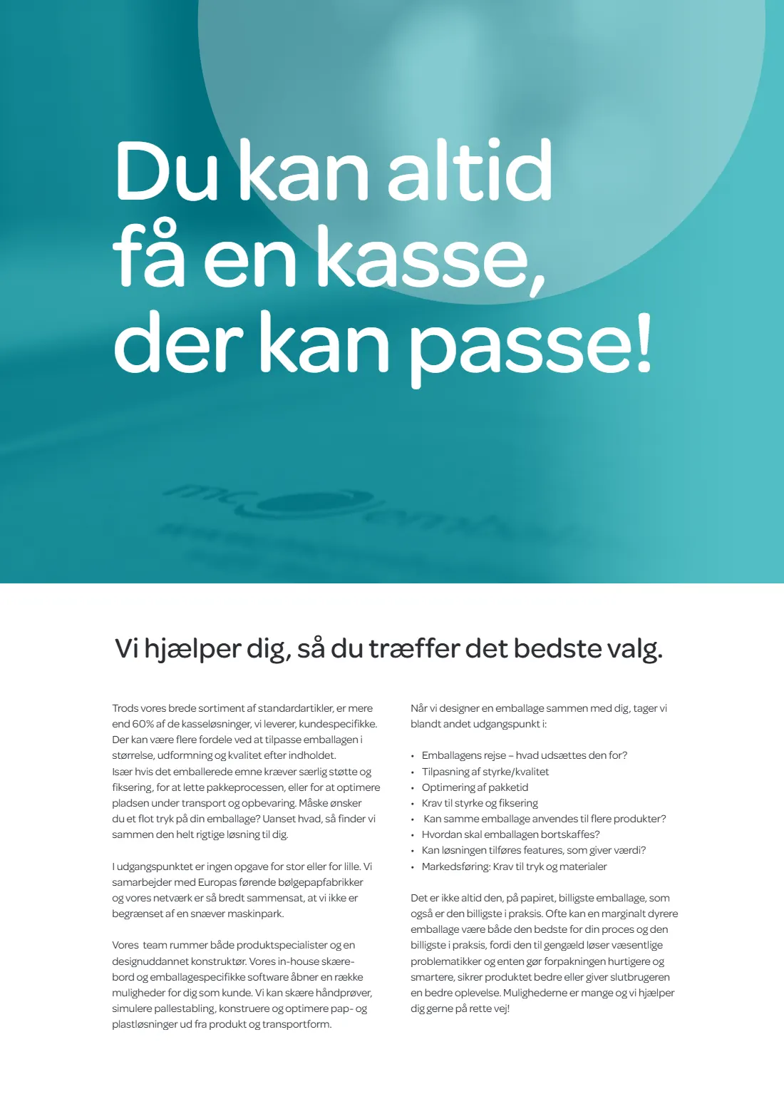 Side 8 af MC Emballage Produktkatalog 2025 Emballage og Maskiner