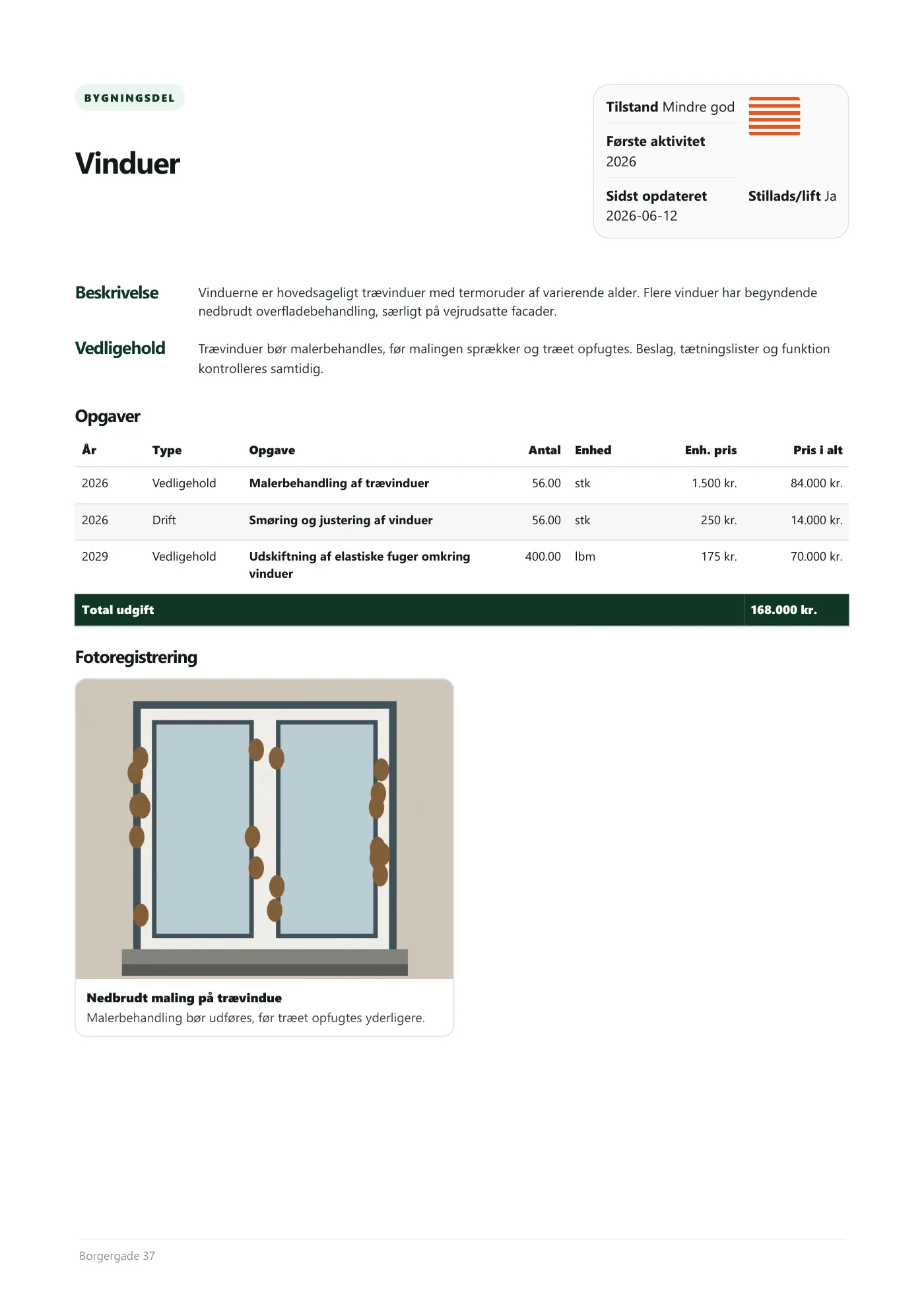 Side 16 af Vedligeholdelsesplan