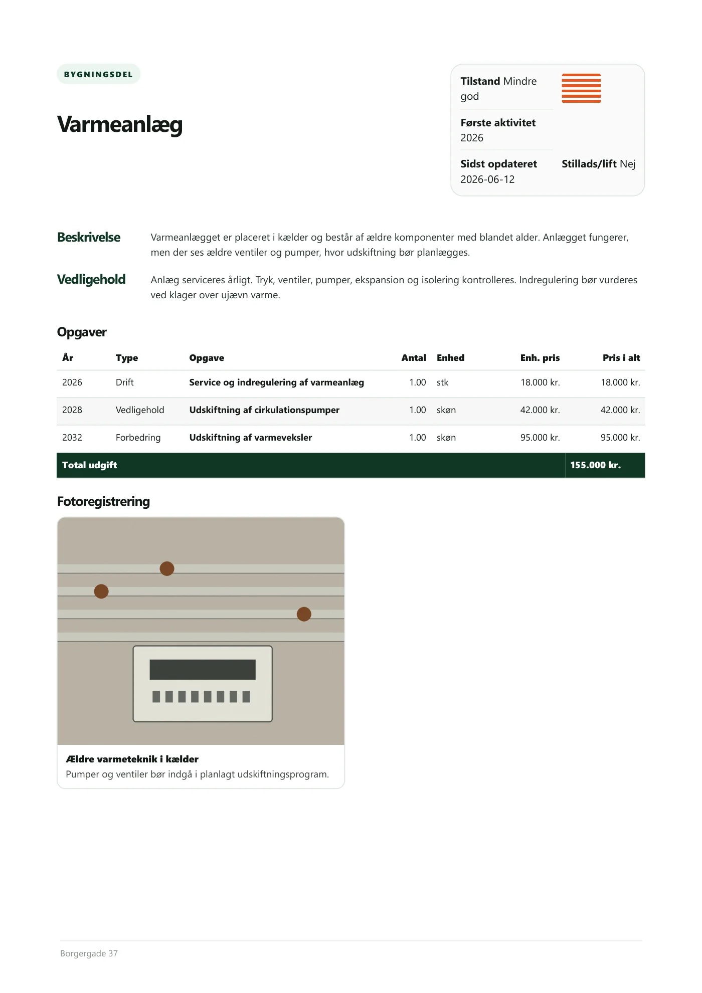 Side 23 af Vedligeholdelsesplan